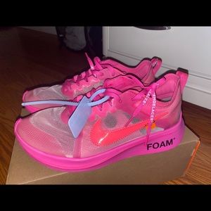 Pink Off White Nike Zoom Fly